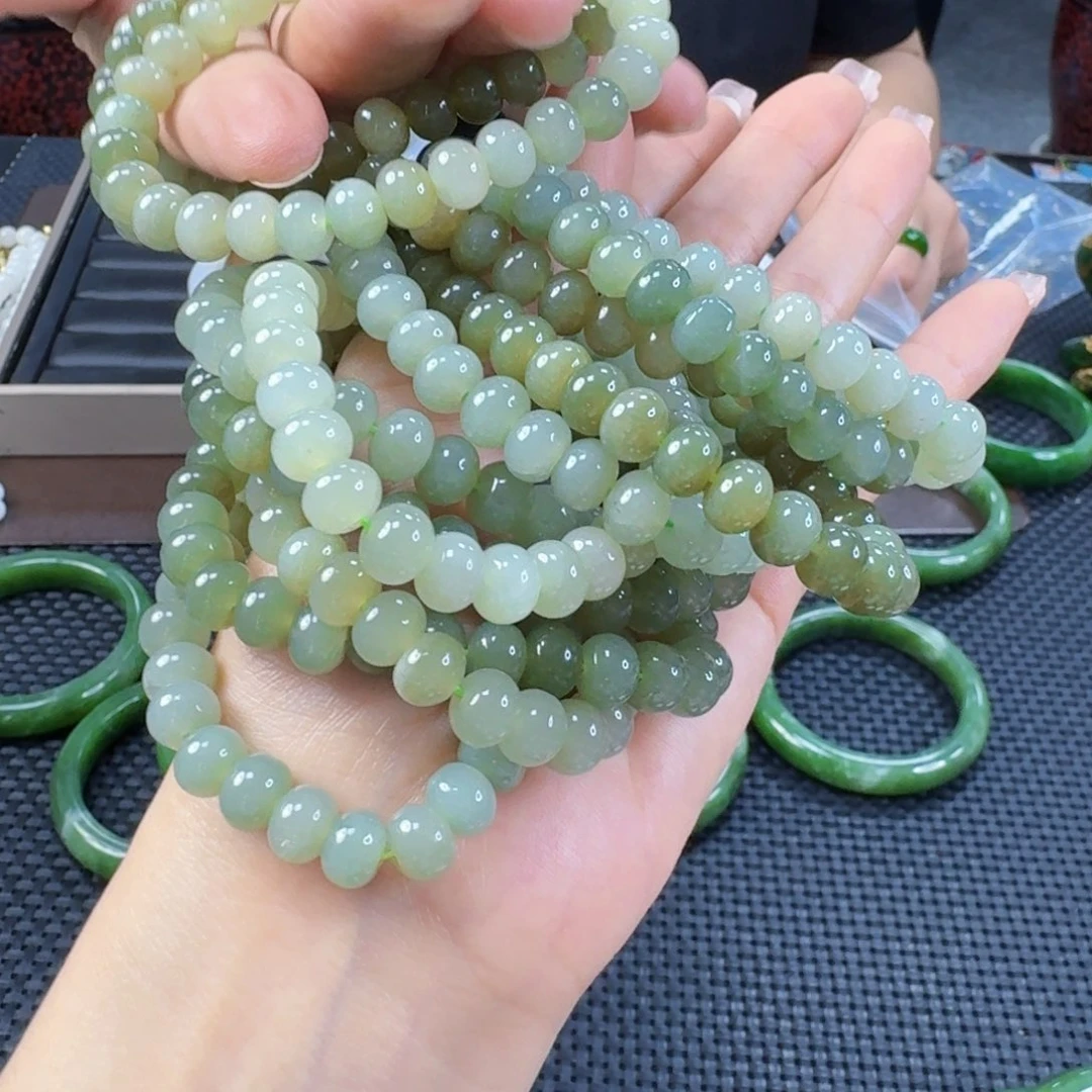 手链未镶嵌和田玉发其一