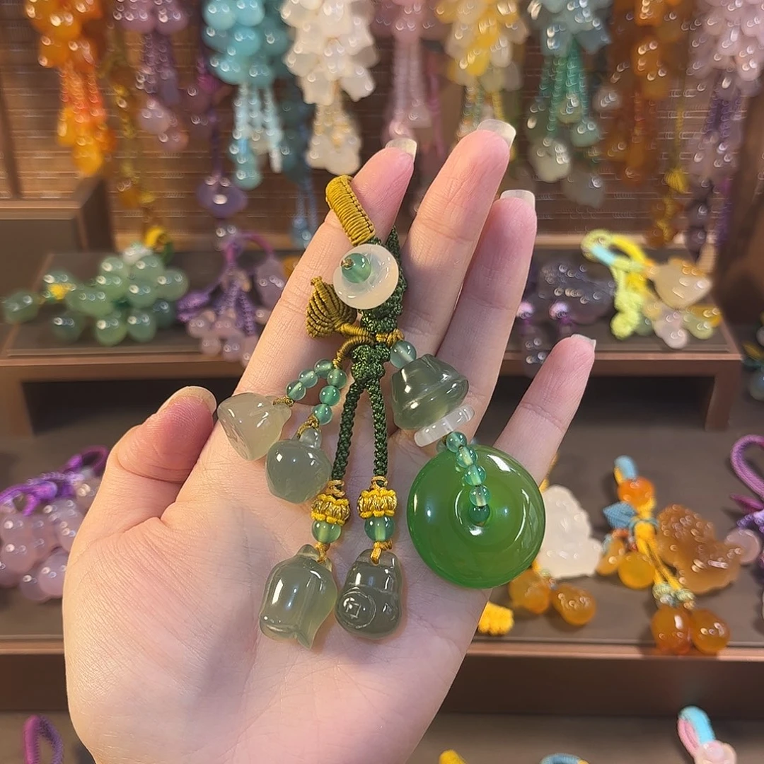 玛瑙/玉髓未镶嵌车挂