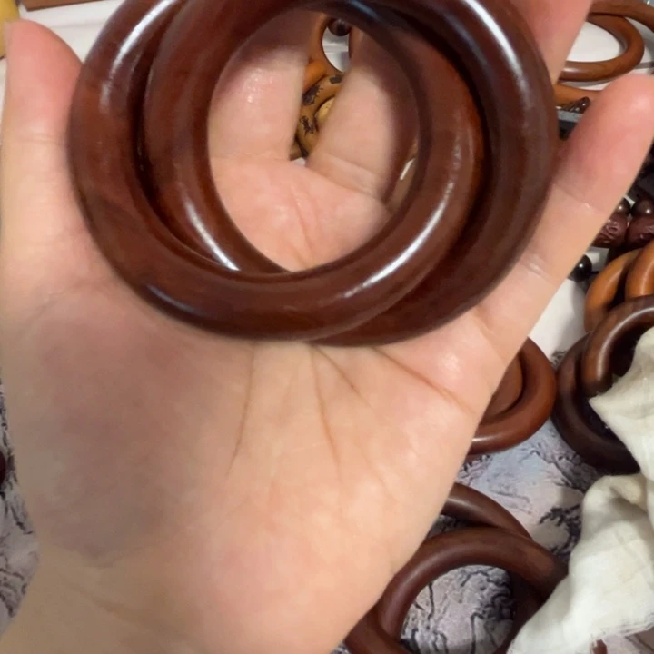 枣木玛***尧内径50乾坤圈枣木老料