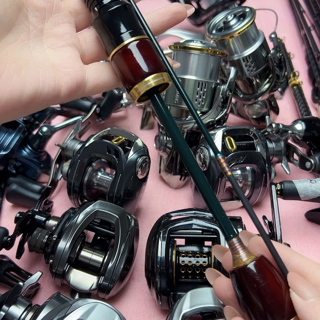 碳素谷山微物直柄路亚竿