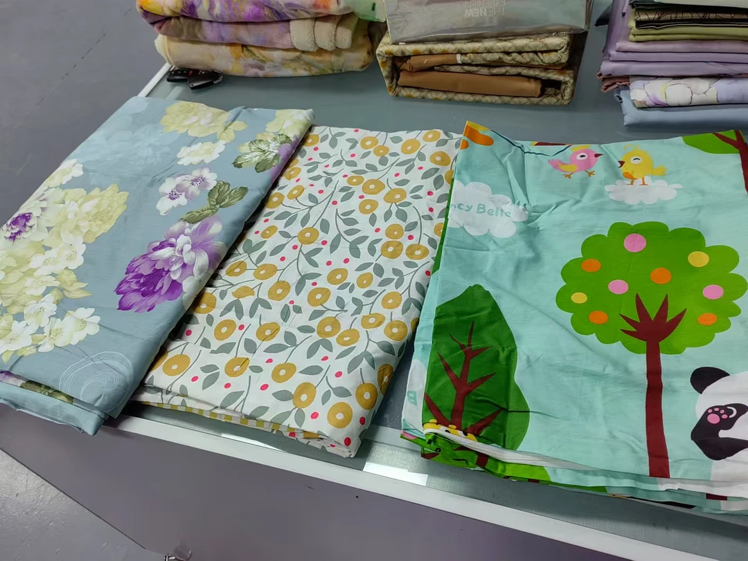 40支全棉印花单被套小清新