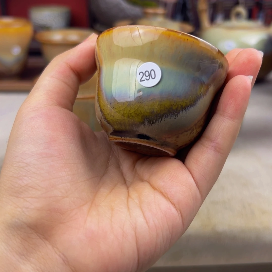 杯纯手工柴烧主人杯