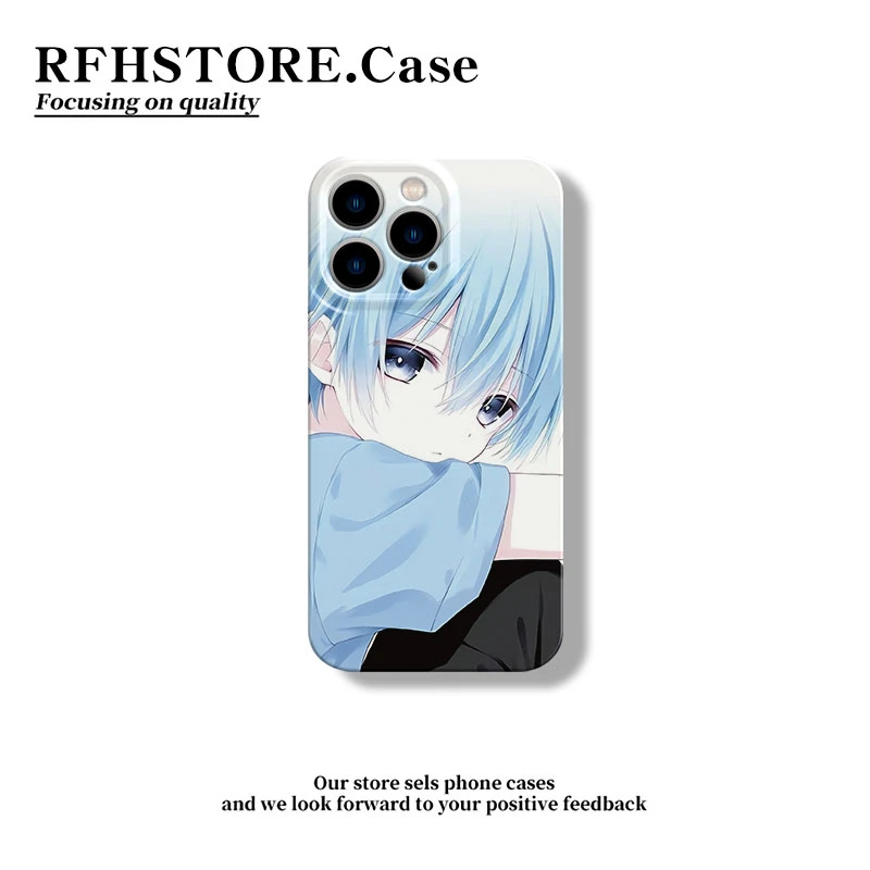 ZMGX蓝发少年适用iPhone16/15pro菲林手机壳华为P70vivoppo小米14