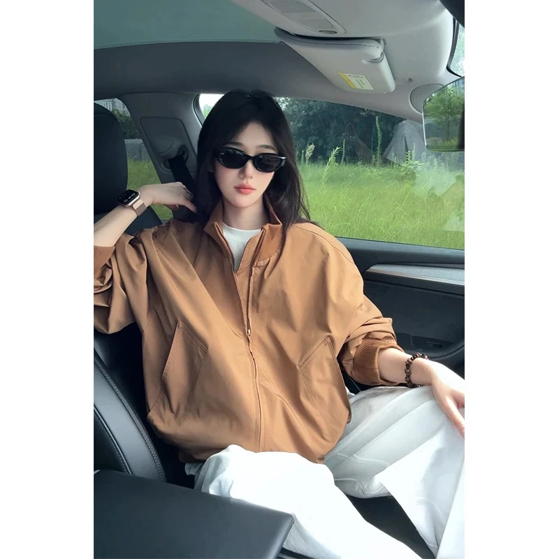 美式三防夹克外套男款春秋高级感男装cleanfit痞帅立领工装棒球服