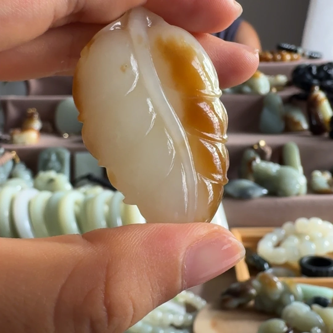 手链未镶嵌和田玉（糖玉）