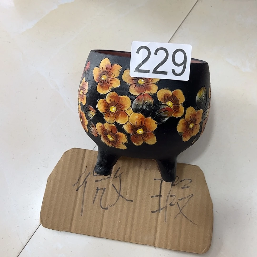 景德镇炫彩手绘口10高12