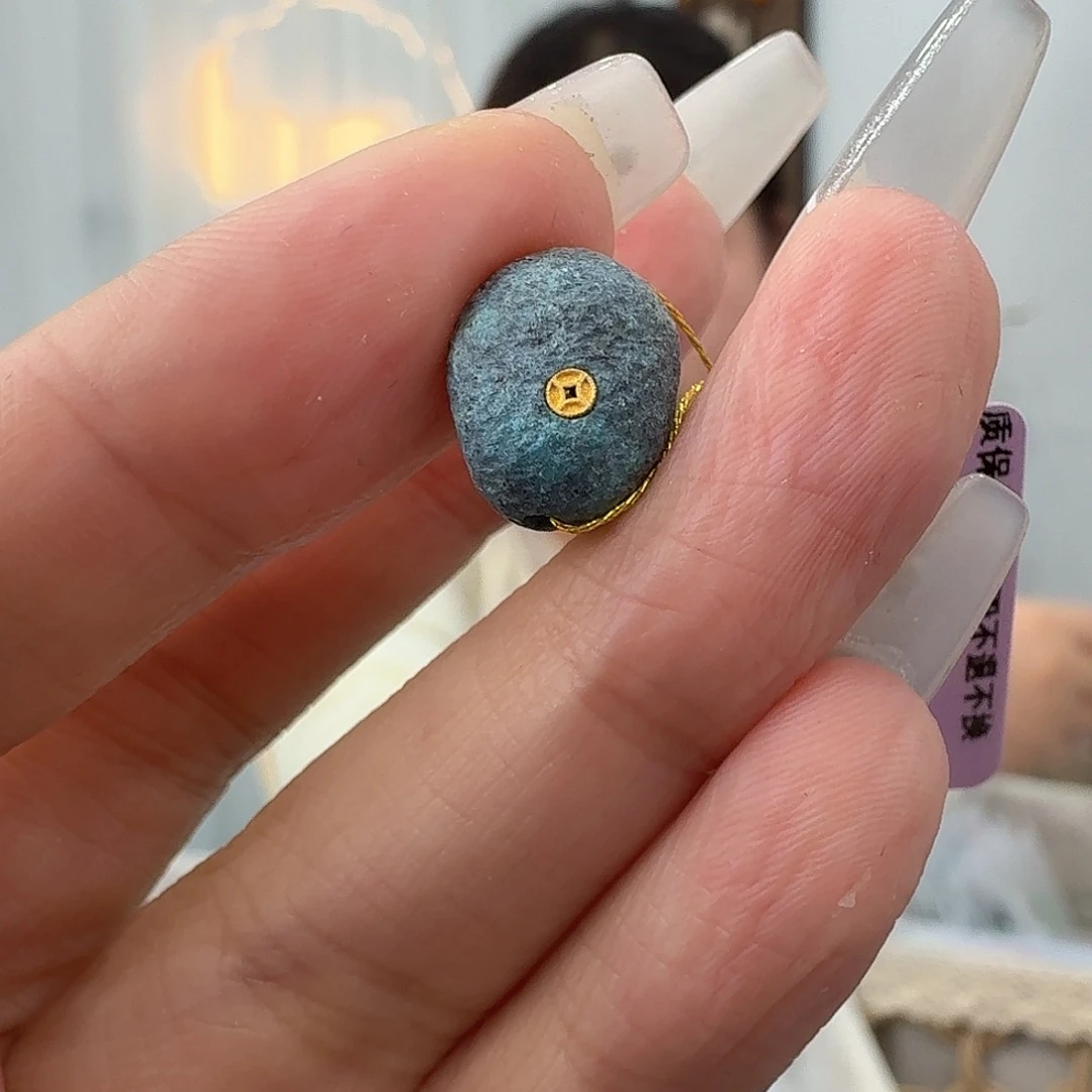 绿松石未镶嵌挂件