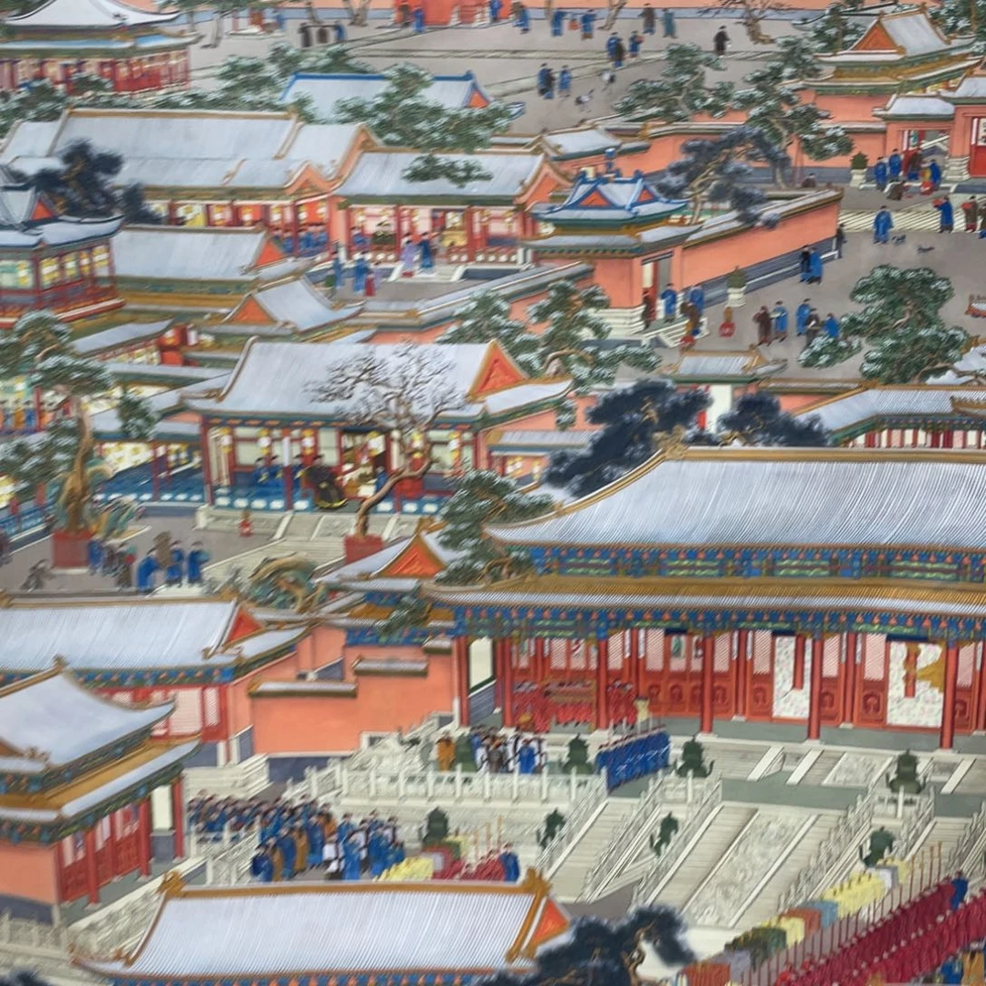 小***赵国画工笔人物画作品欣赏