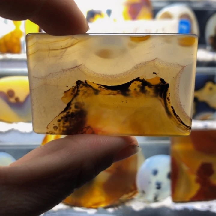 合金玛瑙/玉髓珠宝奇石26