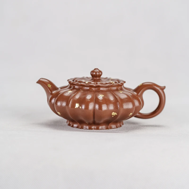 茶可倚粉丝专享 紫砂壶 龙山朱砂【笃行-洒金】24133154
