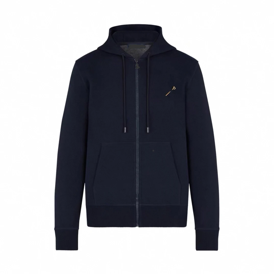 长袖透气宽松型连帽开衫上衣休闲运动秋冬男款冬季