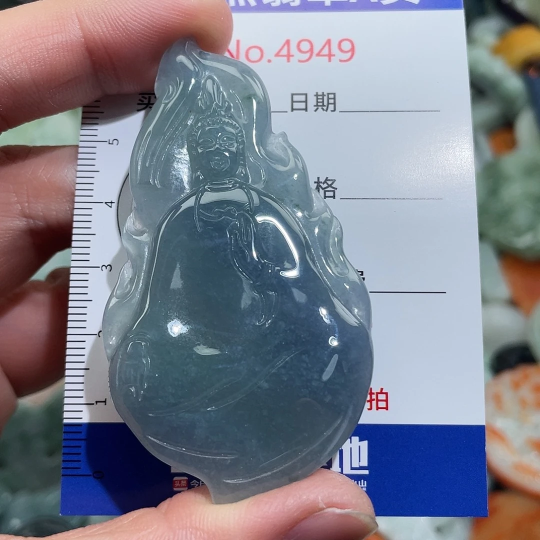 翡翠未镶嵌挂件4949