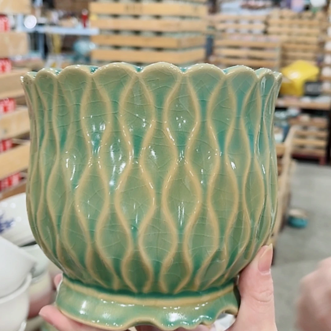 【闪购商品】陶瓷花盆