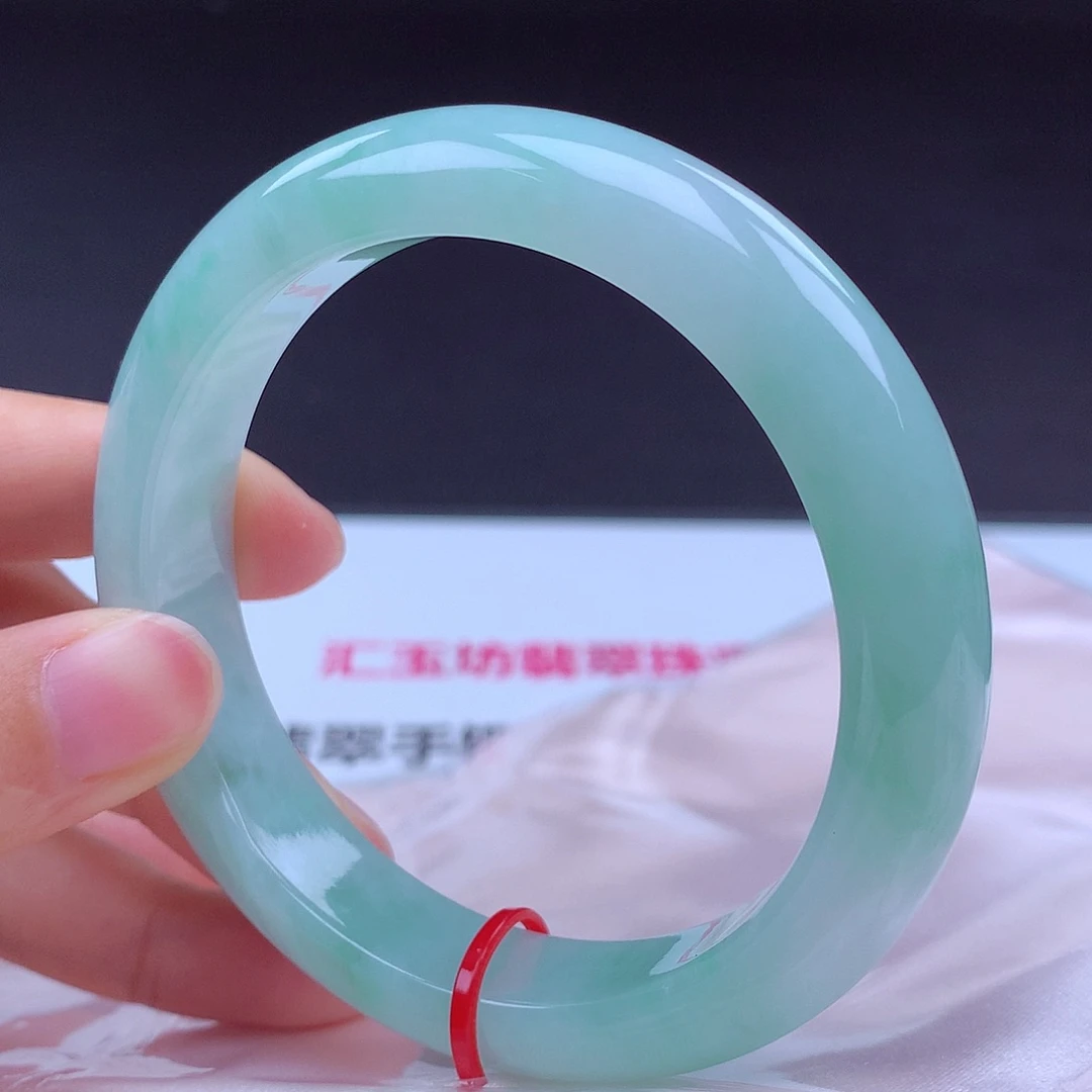 翡翠未镶嵌手镯手镯002035