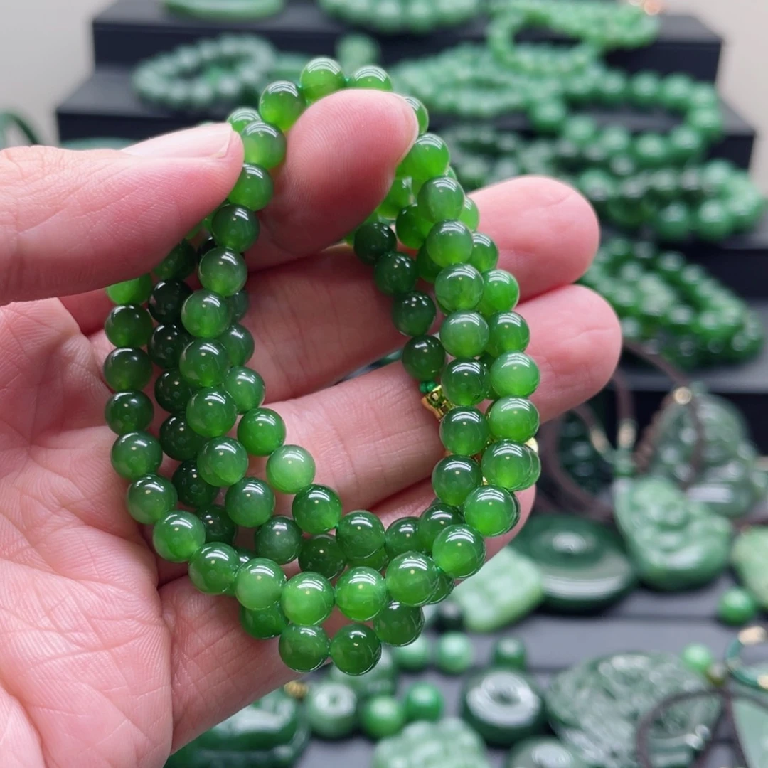 和田玉（碧玉）未镶嵌颈饰