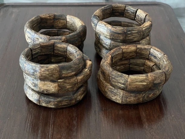 「天然保真」海南莺歌绿奇楠优质沉香手镯味道淡雅甘醇多样性发一