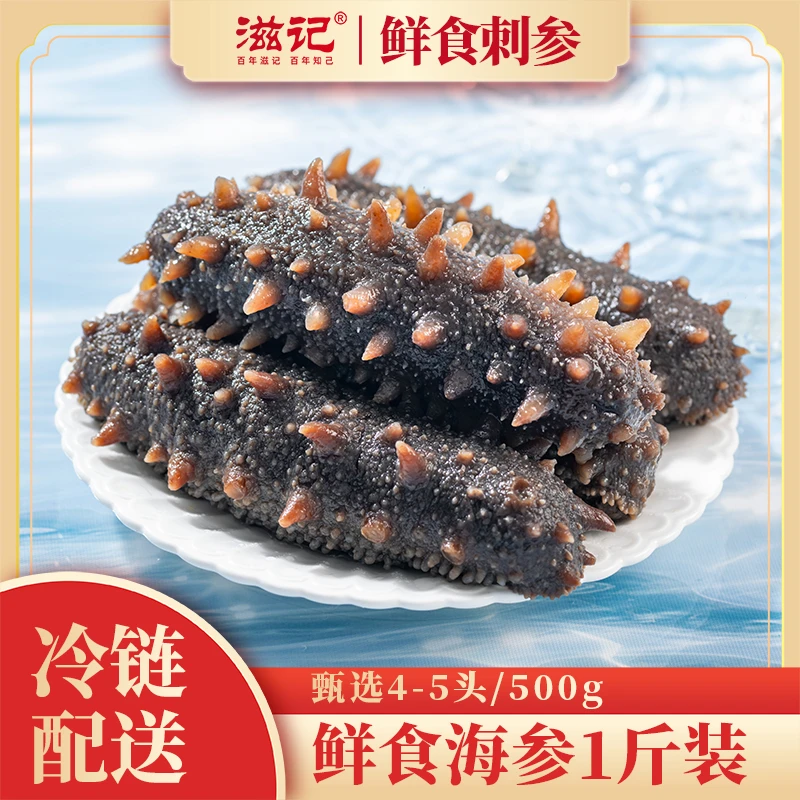 滋记鲜食刺参【甄选4-5头刺参】加热即食滋补营养美味冷冻保存Z