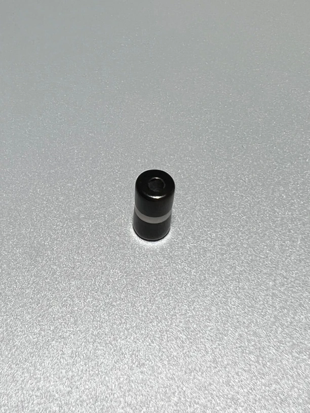 小尺寸文玩配珠12*5.5mm黑白一线药师药师珠桶珠