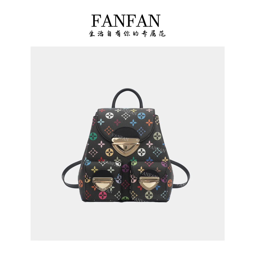 FAN FAN  MM964 双肩包 新款时尚气质女士单肩手提斜挎包百搭