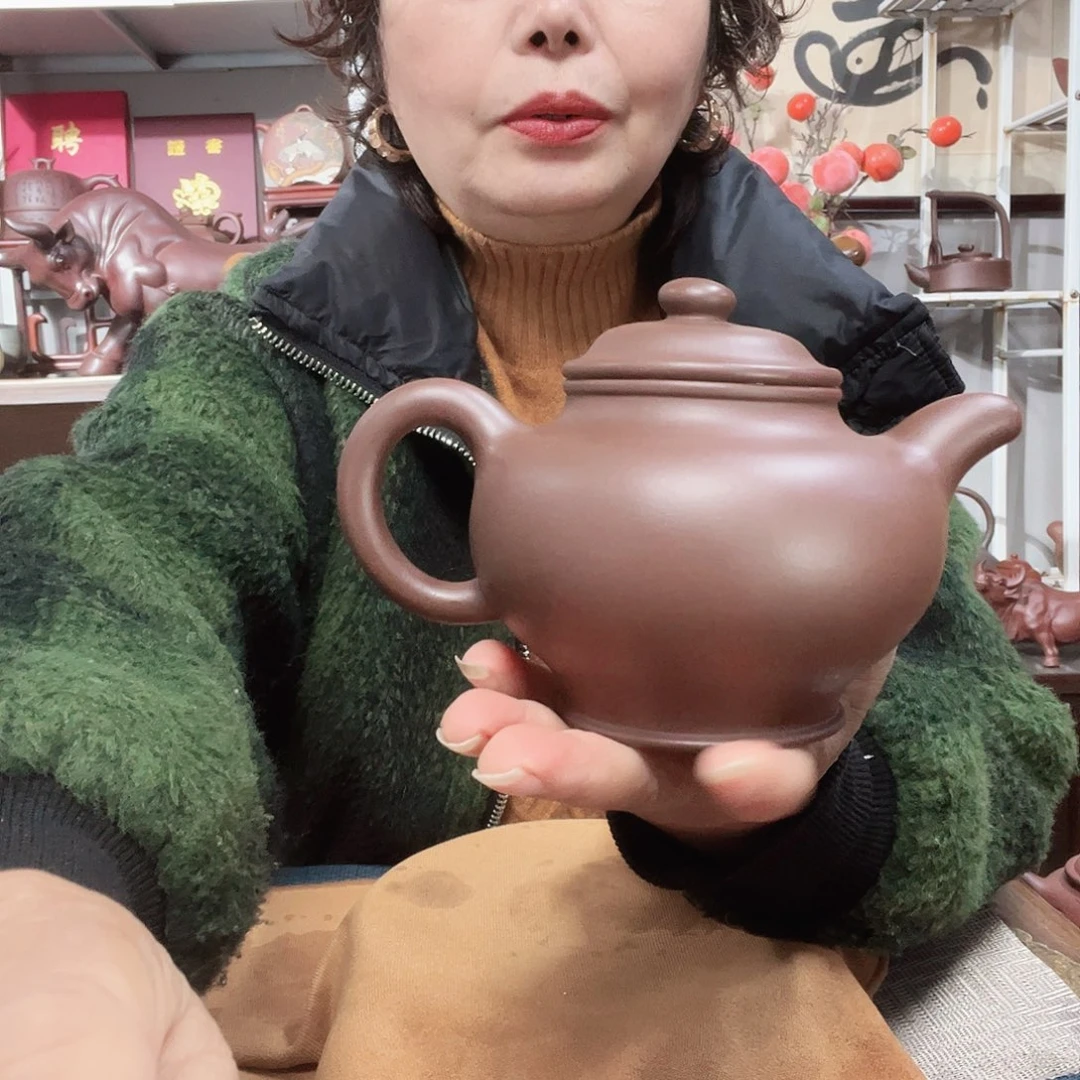 茶壶紫泥原矿紫砂壶