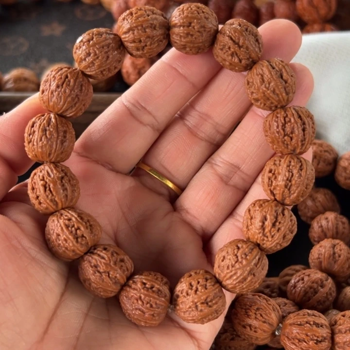 大***孤文玩核桃手串尺寸16