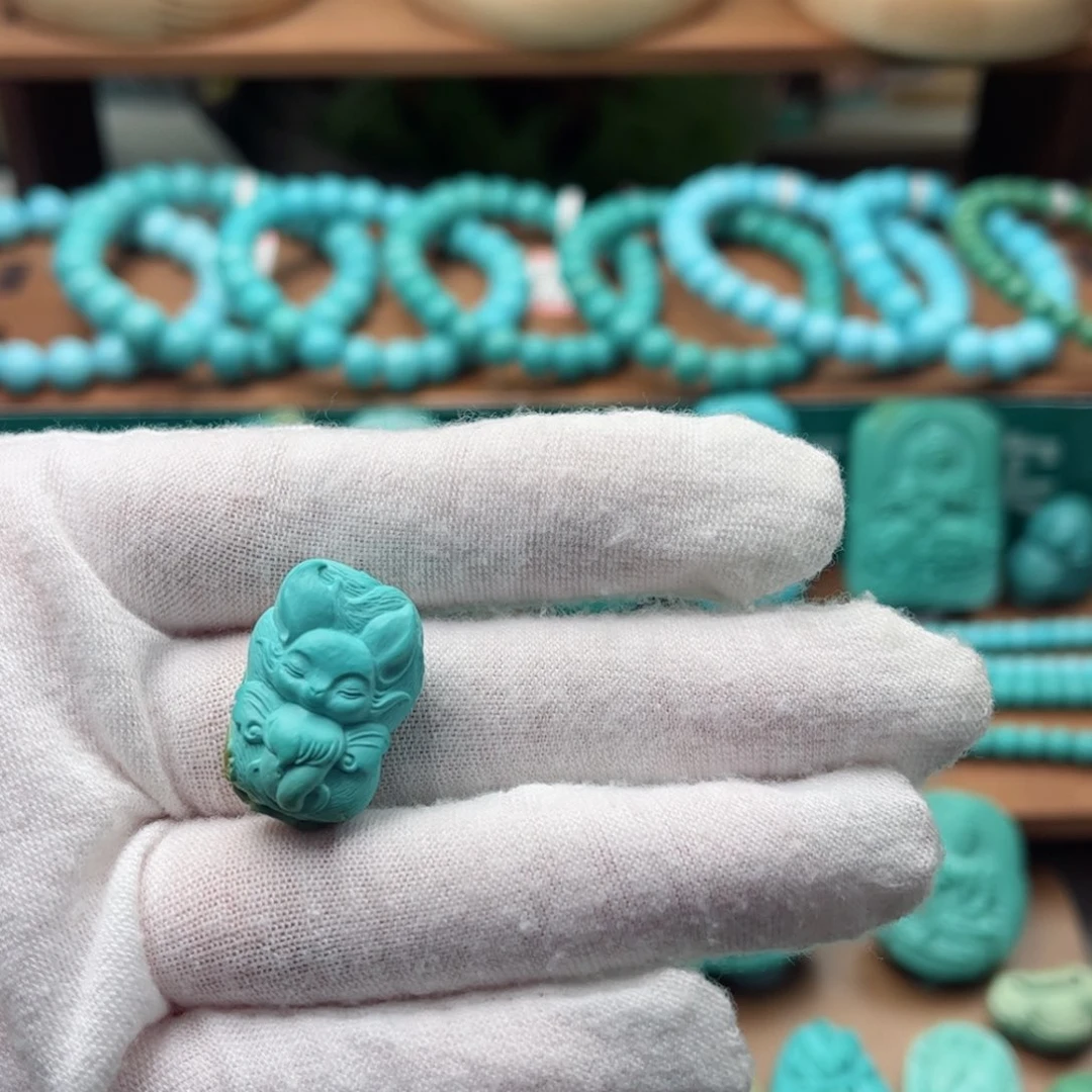 未镶嵌绿松石凤九