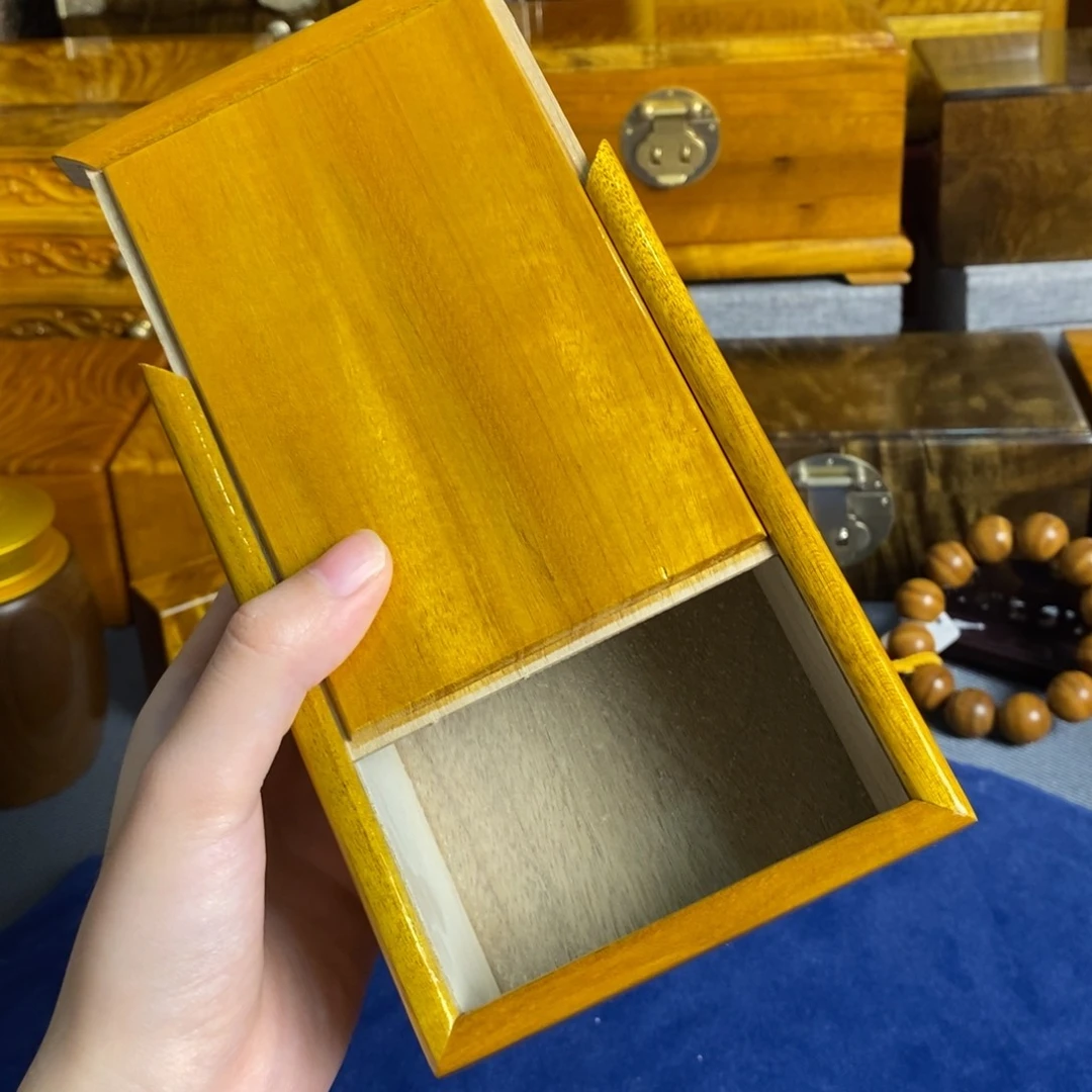 金丝楠小叶桢楠 抽拉盒15*10.5*6.5
