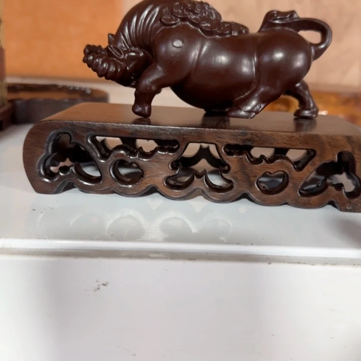 琉璃手工艺品红木工艺品摆件
