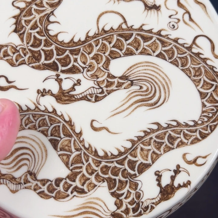 偷***喝景德镇手绘作品欣赏