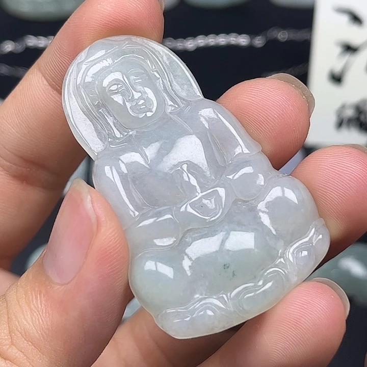 翡翠未镶嵌颈饰缅甸天然翡翠