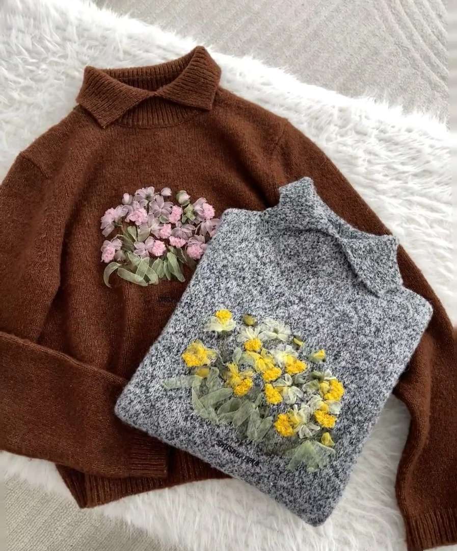 （101-150）秋冬日韩宽松慵懒风毛衣