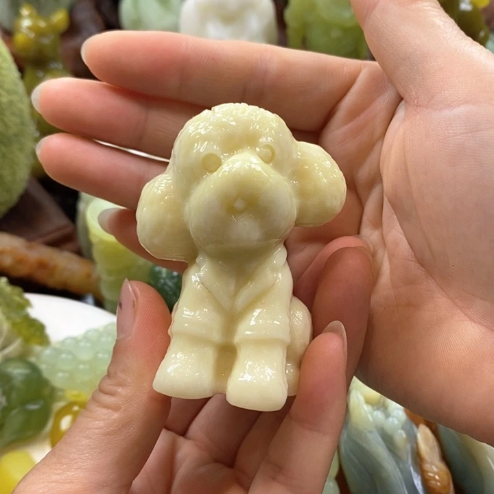 蛇纹石玉未镶嵌手把