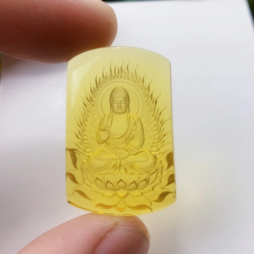 【闪购商品】蓝珀吊坠(不含链)未镶嵌