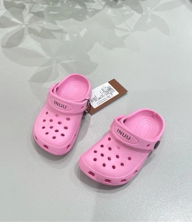 时尚童鞋inuu25夏洞洞鞋货号6856