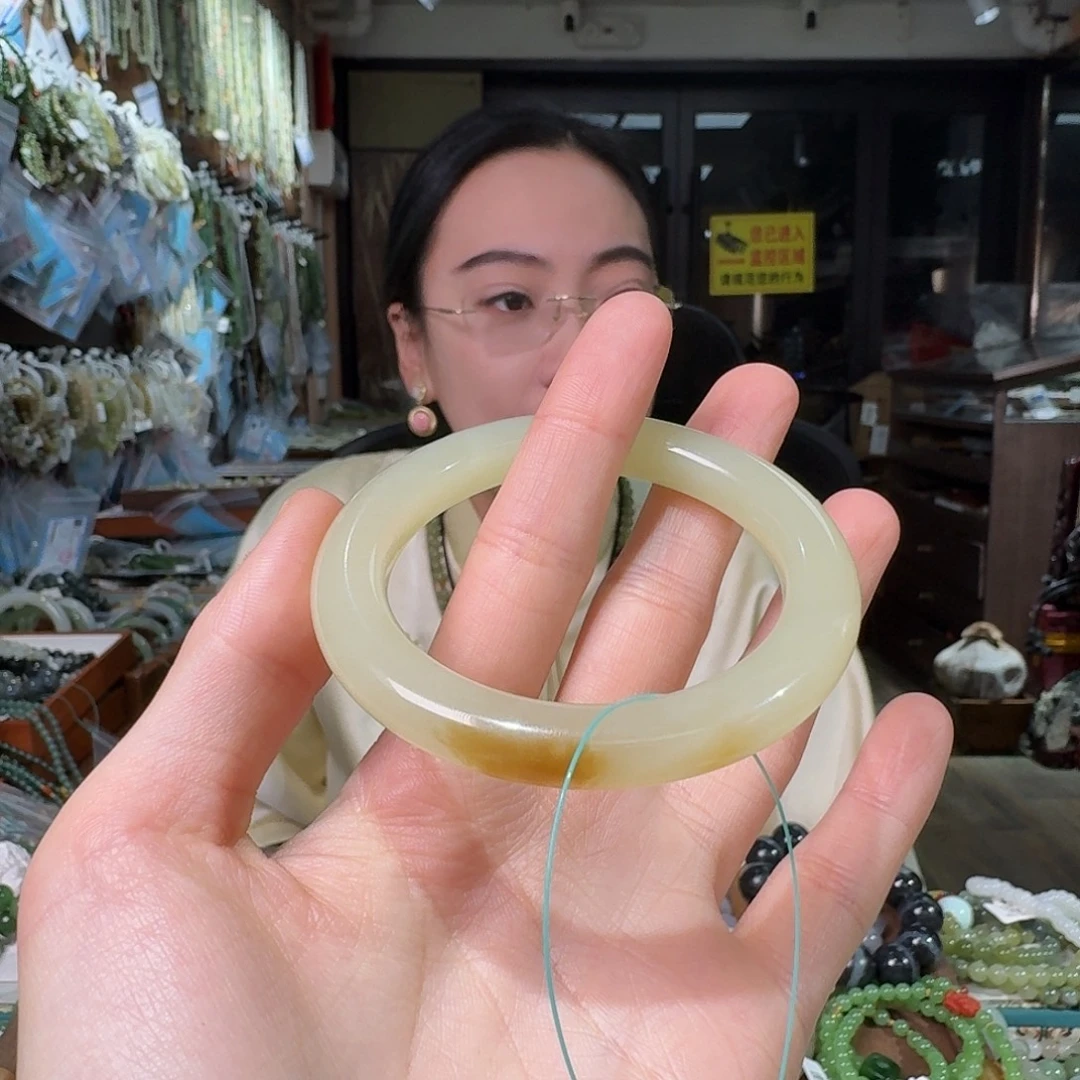 和田玉未镶嵌手链52