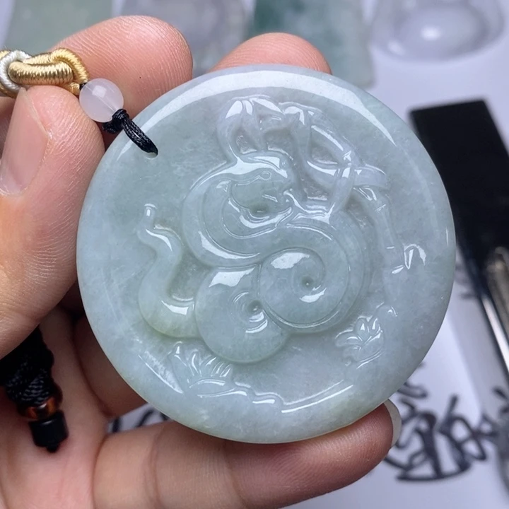 颈饰未镶嵌翡翠翡翠