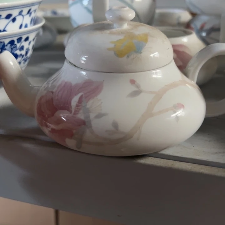 大球泥手绘茶壶300毫升