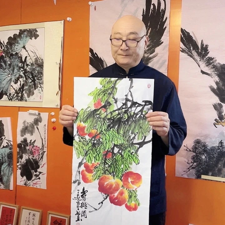国画张圣敏先生纯手绘作品