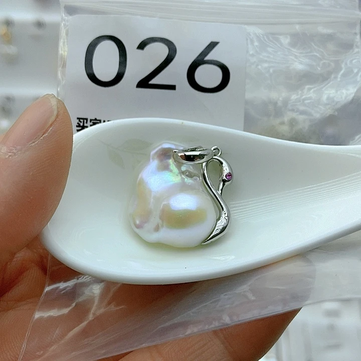 淡水珍珠颈饰银S925镶嵌