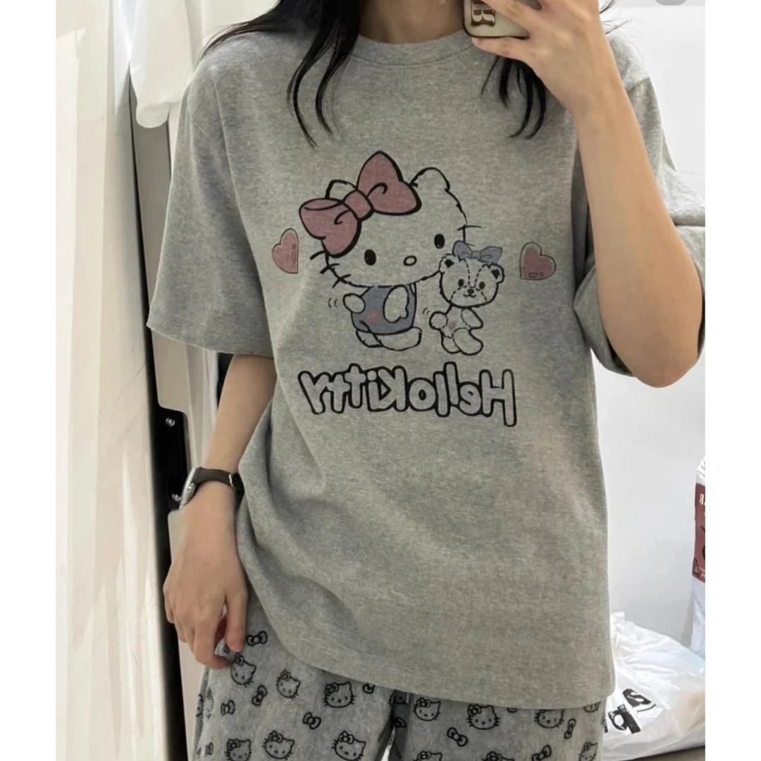 韩国pepper原版kitty猫T恤