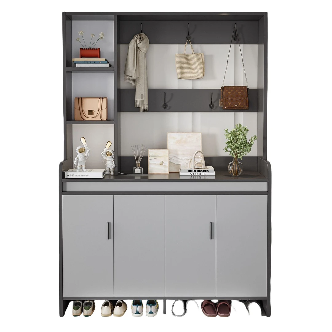 小户型鞋柜门口家用储物柜玄关柜台柜子进门大容量收纳柜鞋架