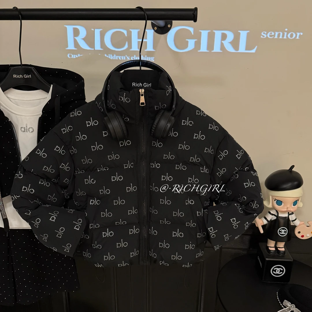 【Richgirl定制】肯豆风·满天星烫钻女宝冬款加厚棉袄