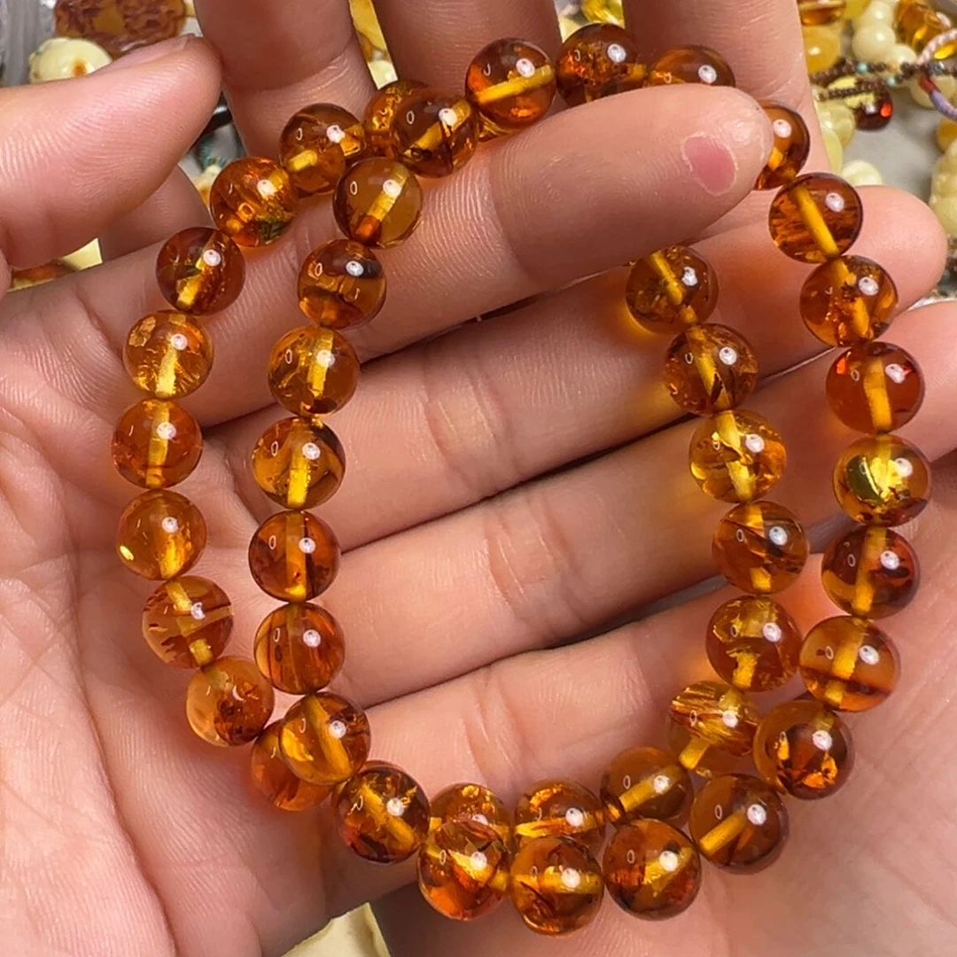 琥珀未镶嵌裸石多样性发一条