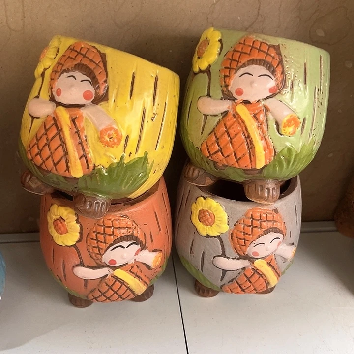 紫砂花盆粗陶材质多肉花盆