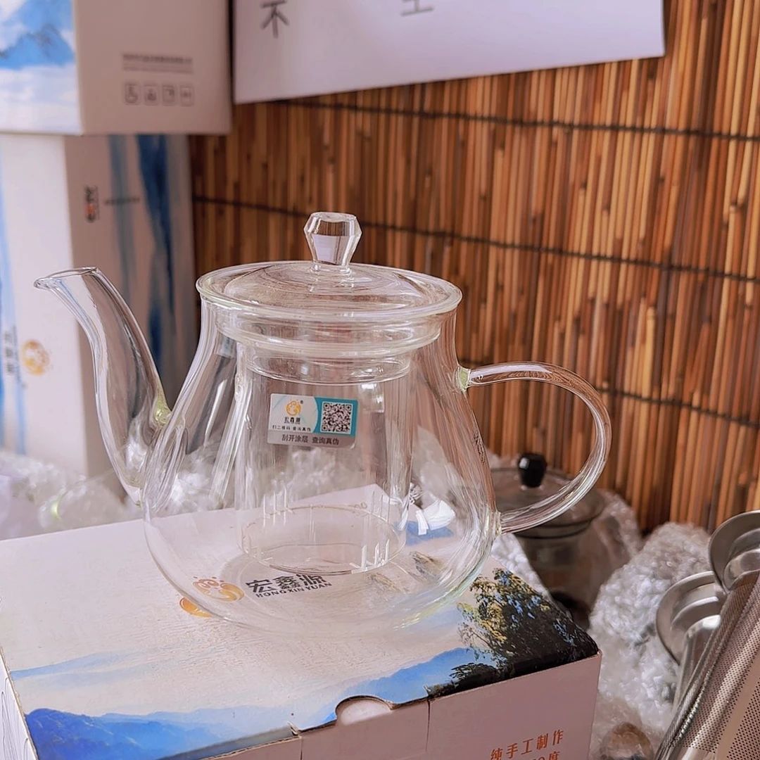 高硼硅玻璃茶水分离款H667全玻璃