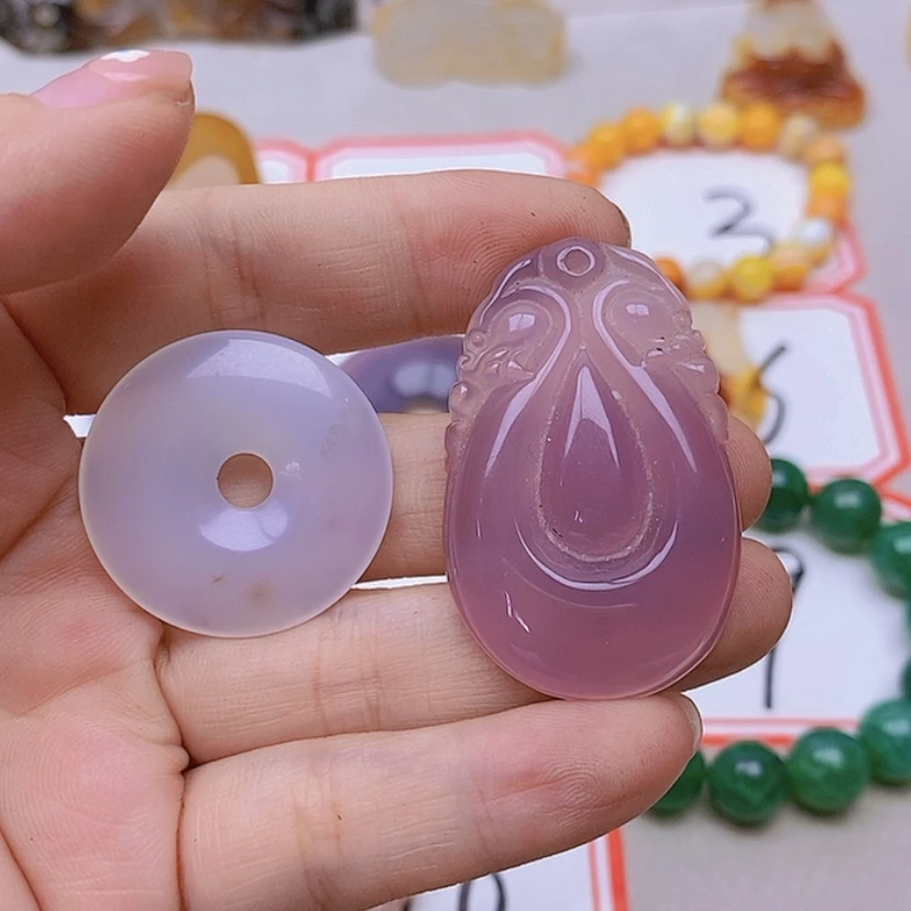 【闪购商品】玛瑙/玉髓未镶嵌珠宝半成品╰****╯