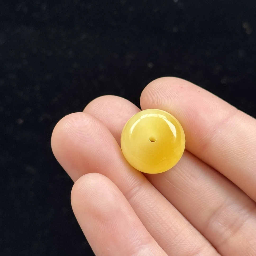 Y5398天然原矿蜜蜡 妖花墩子 16*10mm抖音基地质检发货