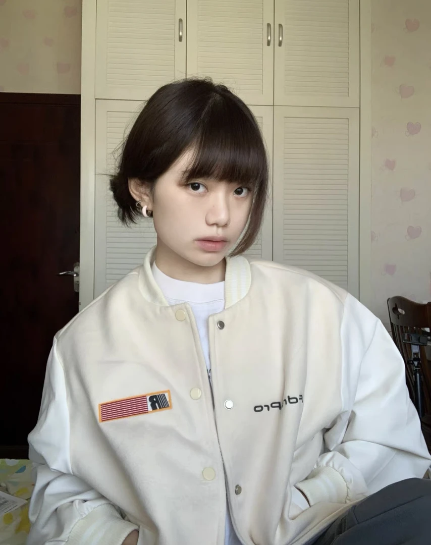 （瑕疵！介意勿拍）国潮棒球服男女同款