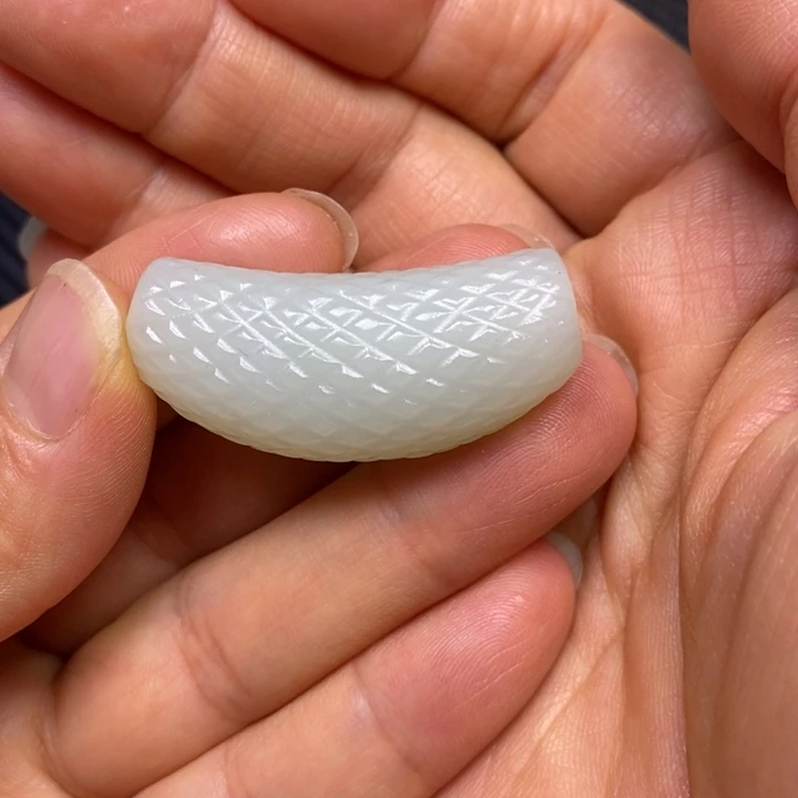 和田玉未镶嵌挂件懒*滴