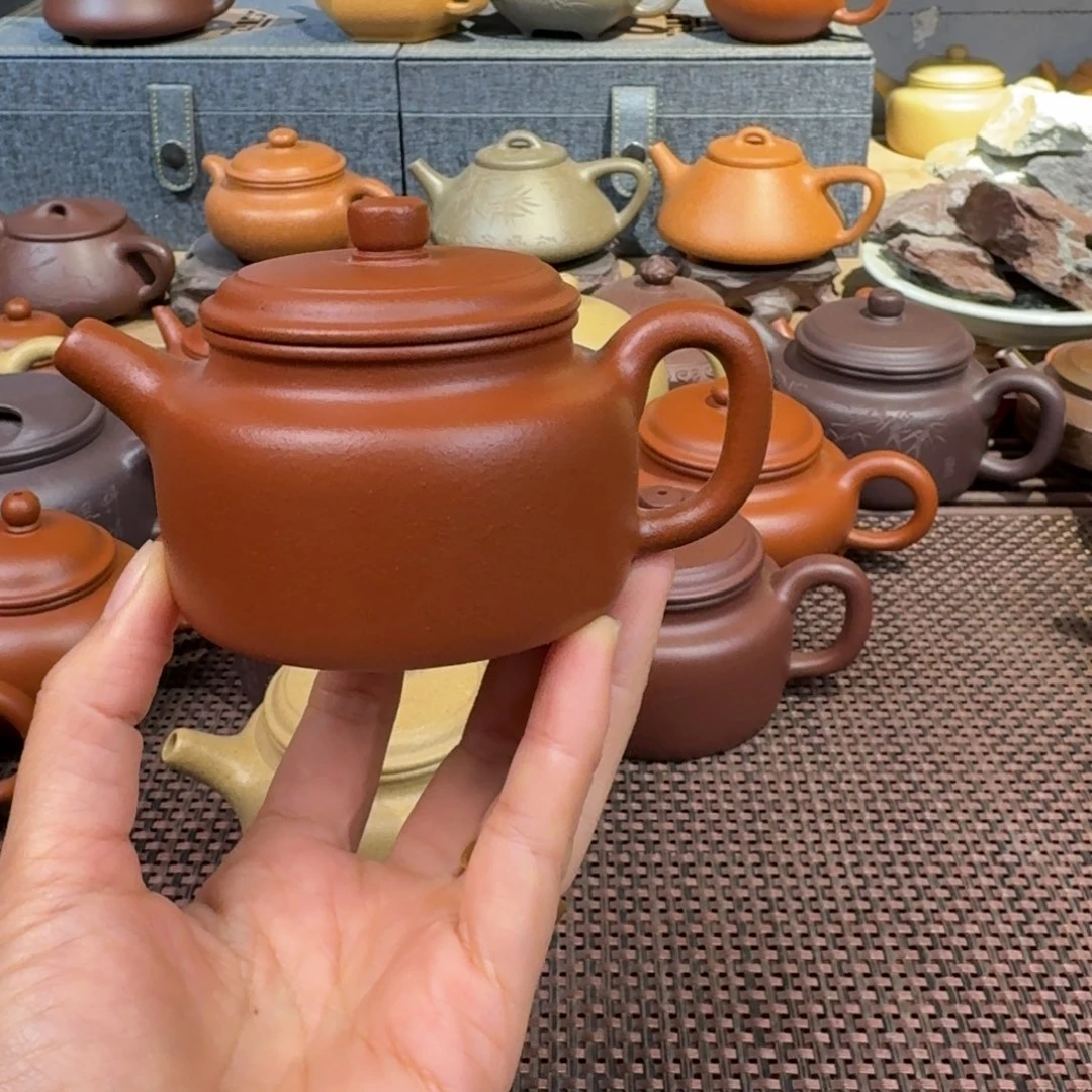 朱泥茶壶130毫升左右